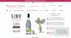 Desktop Screenshot of expressions-fermieres.com